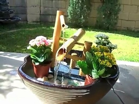 Shishi Odoshi Fountain - Japanese Deer Chaser Fountain