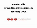 Masdar City Groundbreaking