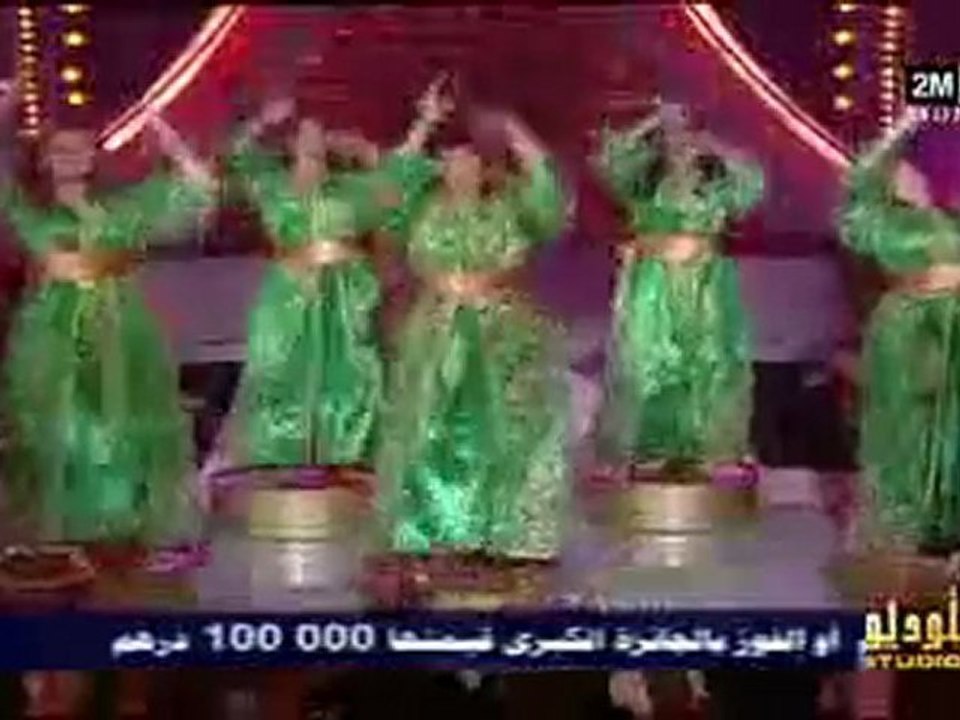 Danse folklorique marocaine chaabi Studio 2M