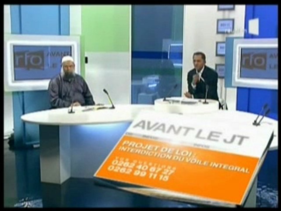 Islam : niqab sittar jounal TV RFO 2/2