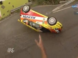 IRC saison 2010 Iles Canarie Antxusteg crash
