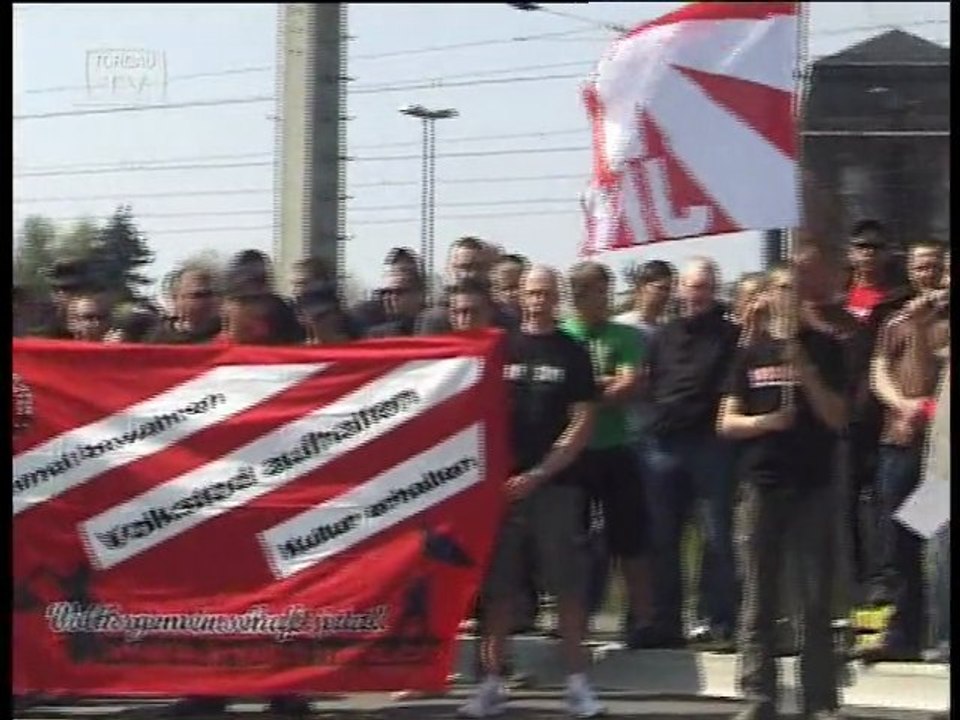 Demo der NPD-Jugend (JN) in Torgau