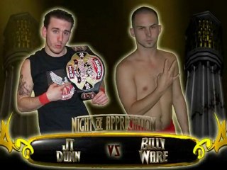 Night of Appreciation Match 3 JT Dunn VS Billy Ware