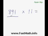 Fast Math Trick to Multiply any 2 Digit Numbers