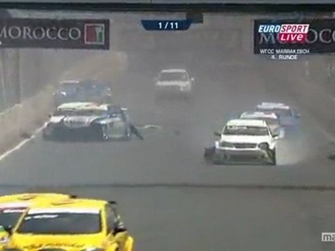 WTCC saison 2010 Marrakech Race 2 départ