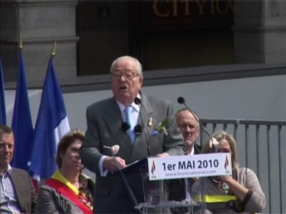 1er Mai 2010 : Discours de Jean-Marie LE PEN (FN)