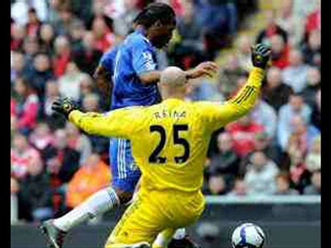 Liverpool 0-2 Chelsea Gerrard blunder, Drogba-Lampard scored