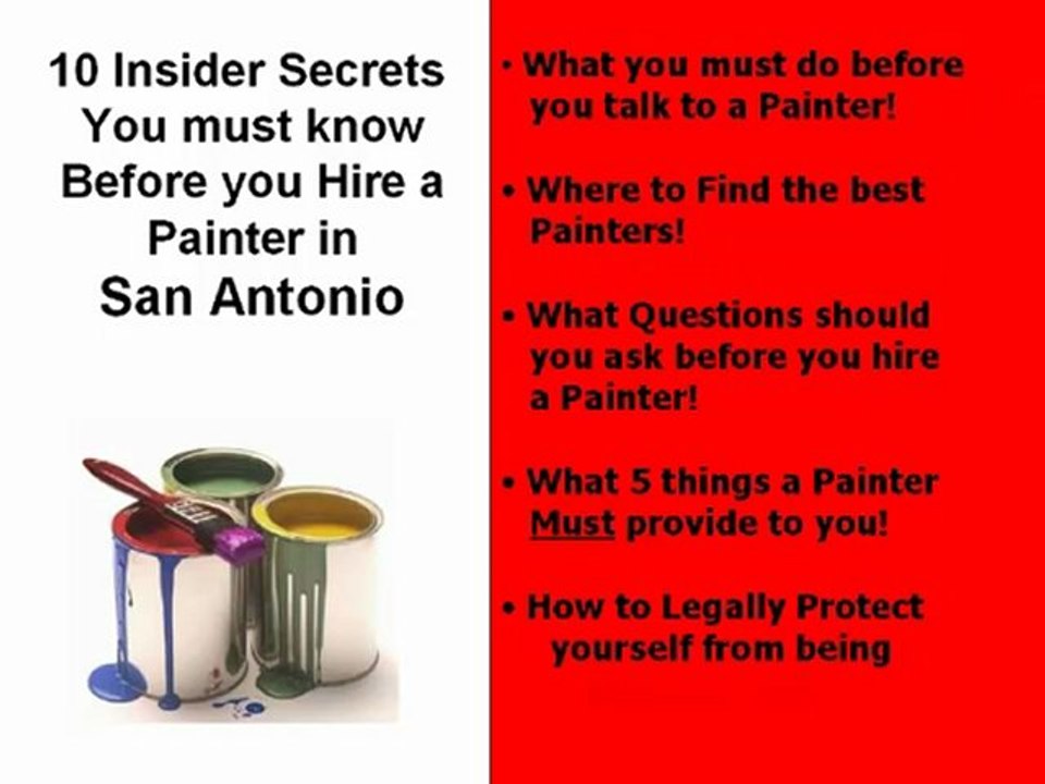 House Painters in San Antonio tx