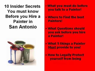 House Painters in San Antonio tx