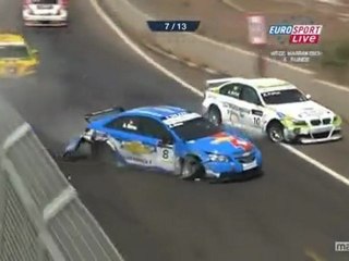 wtcc maroc big big crash menu