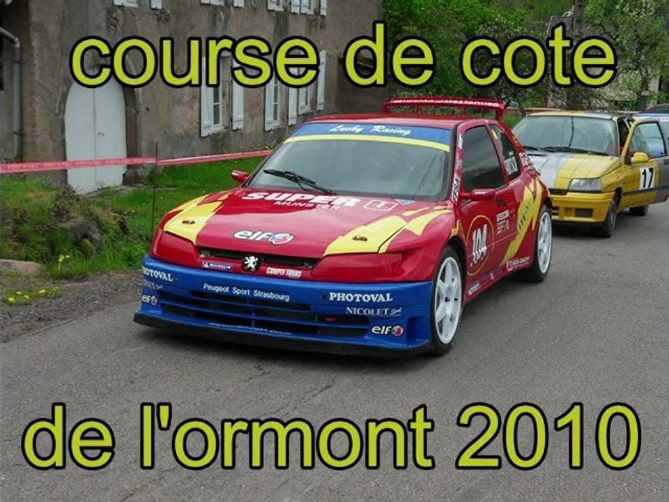 course de cote de l'ormont 1er mai 2010