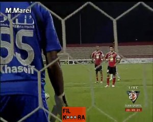 هدف عبد ربه مع الأهلى الإماراتى فى الجزيرة