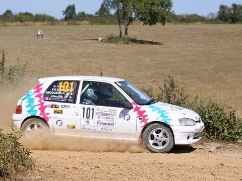 Caméra embarquée Jean-Pierre Vital rallye terre des Causses