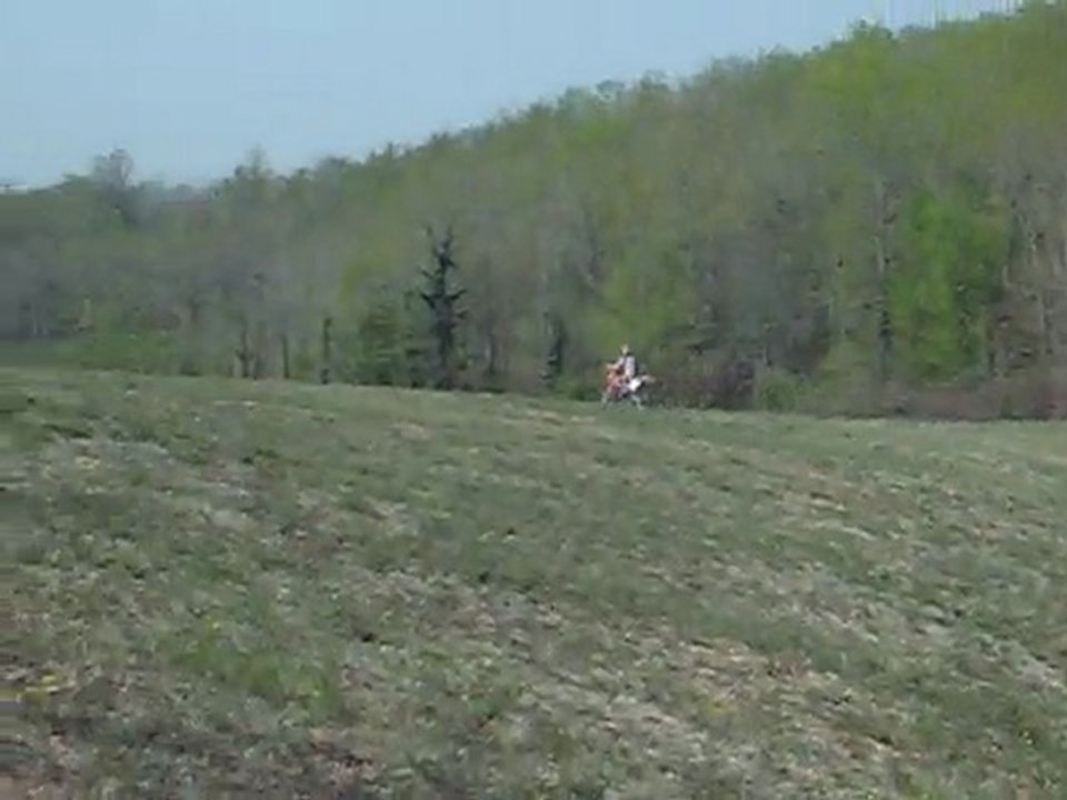 Sylvain avec ma HM CRE 125