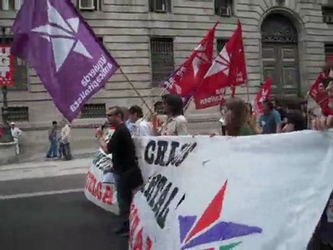 Izquierda Anticapitalista en el 1º de Mayo del 2010 Madrid