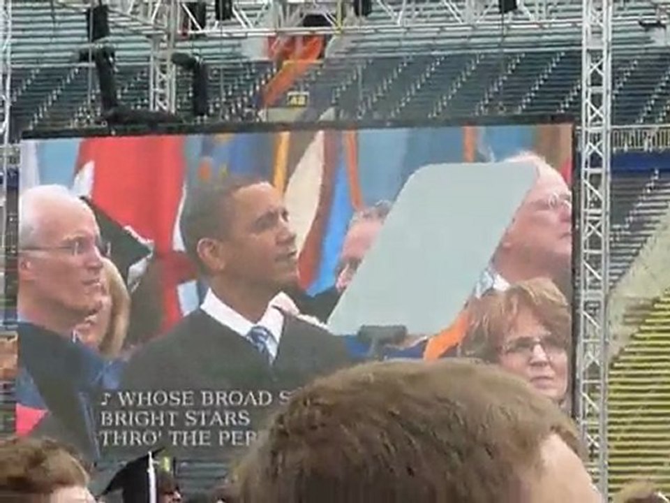 National Anthem  - Graduation University of Michigan 2010