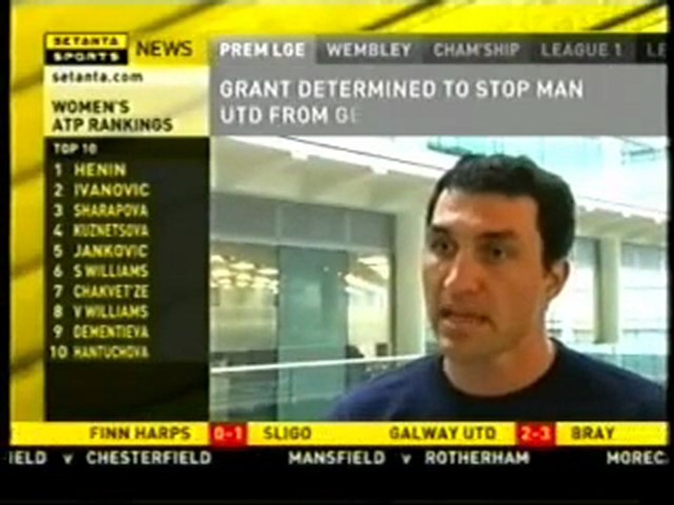 wlasdimir klitschko on david hayes