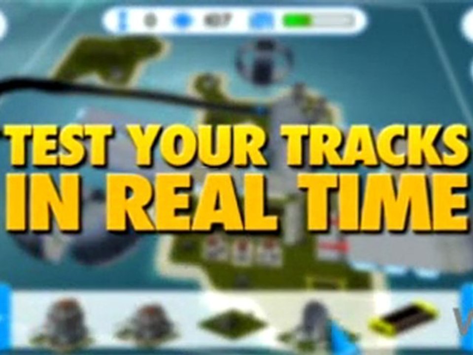 Tracmania Wii - Trailer de l'éditeur de circuits