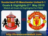 Sunderland vs Manchester United 0-1,May 2nd 2010
