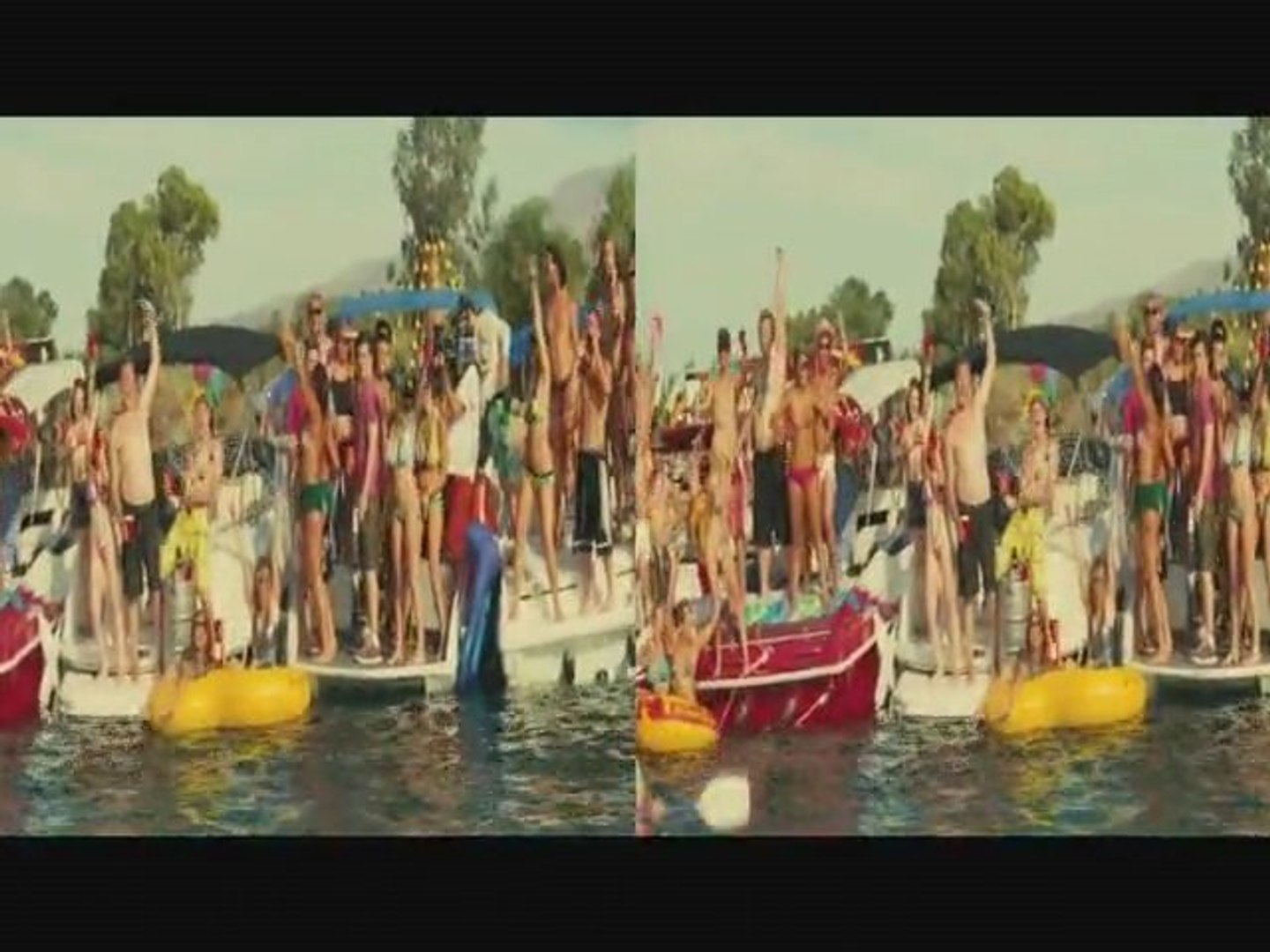 Piranha 3D Theatrical Trailer Side by Side