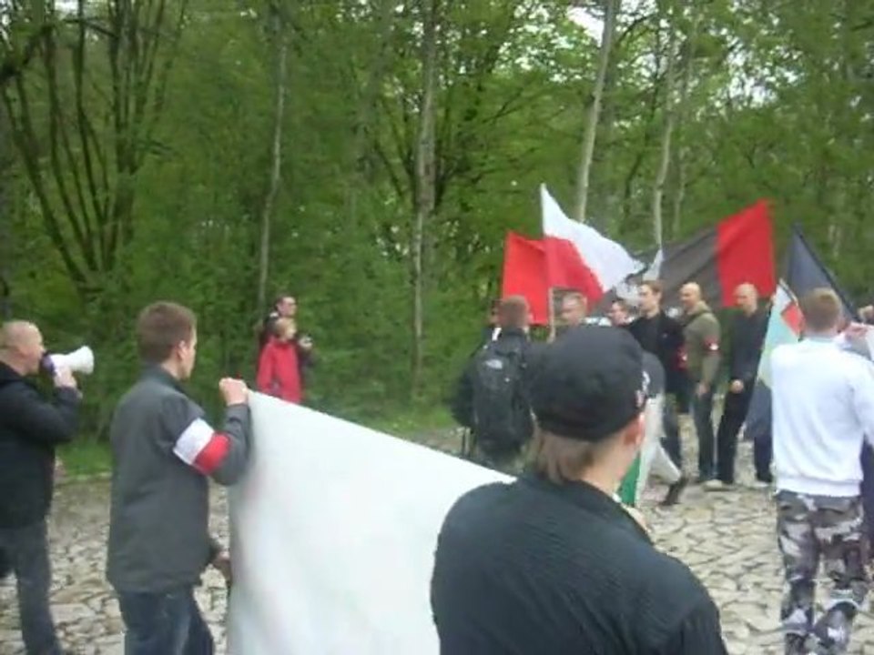 Narodowcy na Górze sw. Anny