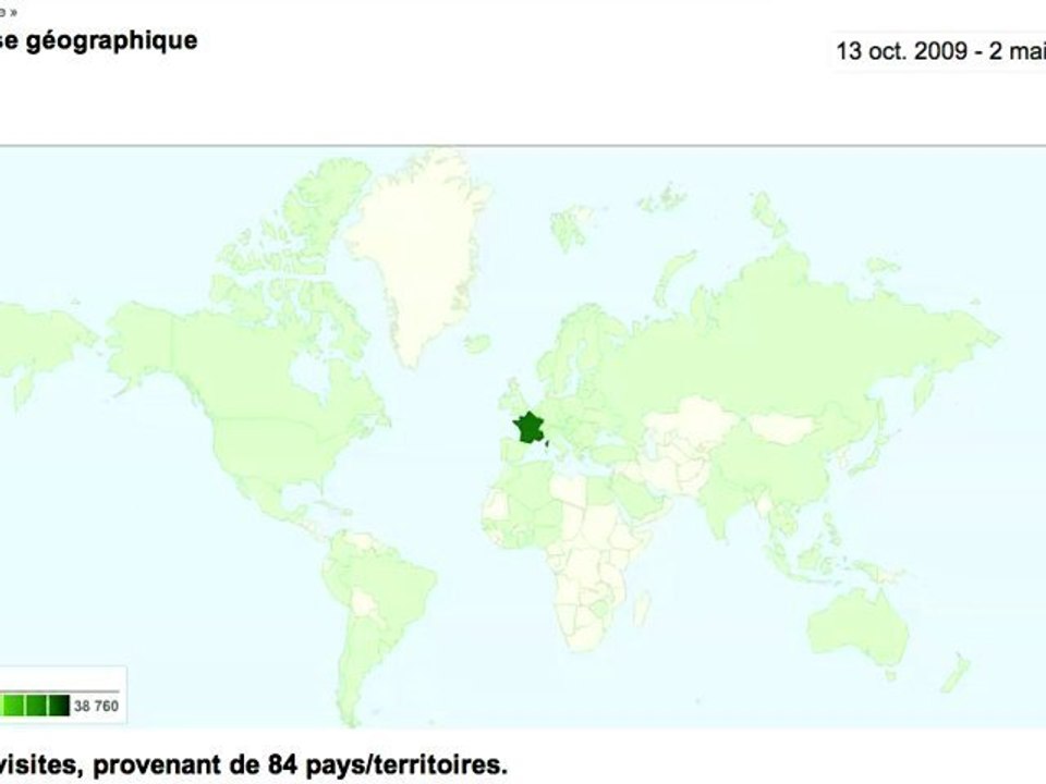 Qui visite le site du TGB dans le monde