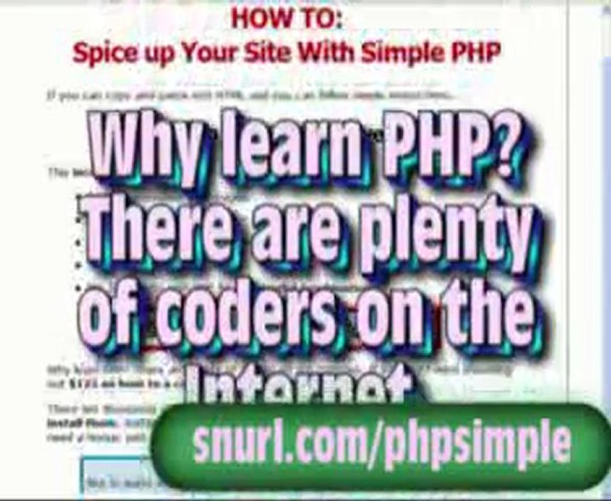 Simple PHP - Php Development | Php Course
