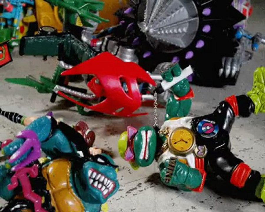 TMNT Stopmotion Hellturtle VS Mr Lil One _ Once in a Decade