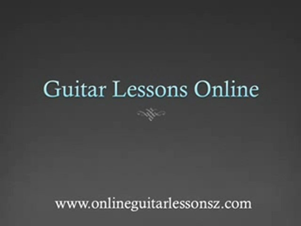 Learning Guitar Online