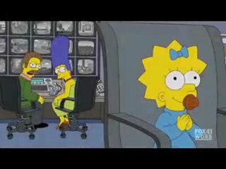 Maggie watches alternative Sesame Street