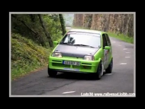 rallye de lozere 2010 .cinquecento Cellier Gérald