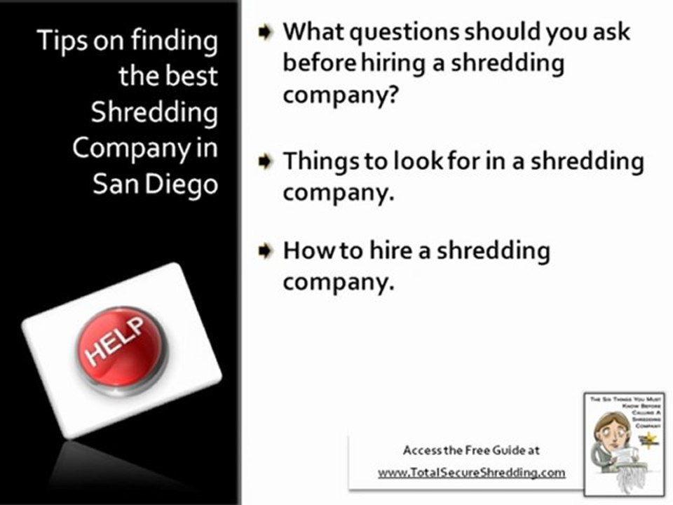 Paper Shredding San Diego