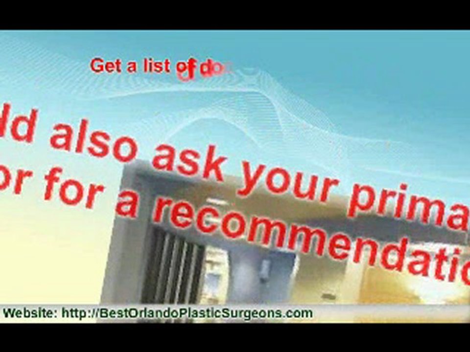 Best Orlando Plastic Surgeons - Orlando Cosmetic Surgeons