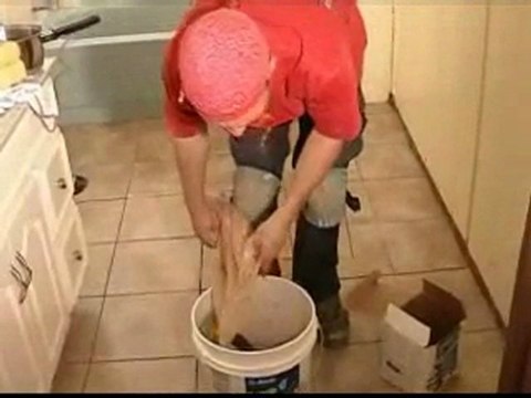 Floor Tile Grouting - Part 3 - Floor Tile Grout Mixing
