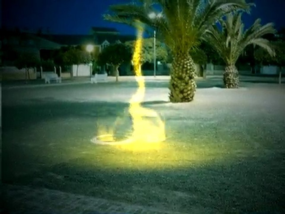 Bórtice de energía en la puerta de mi casa
