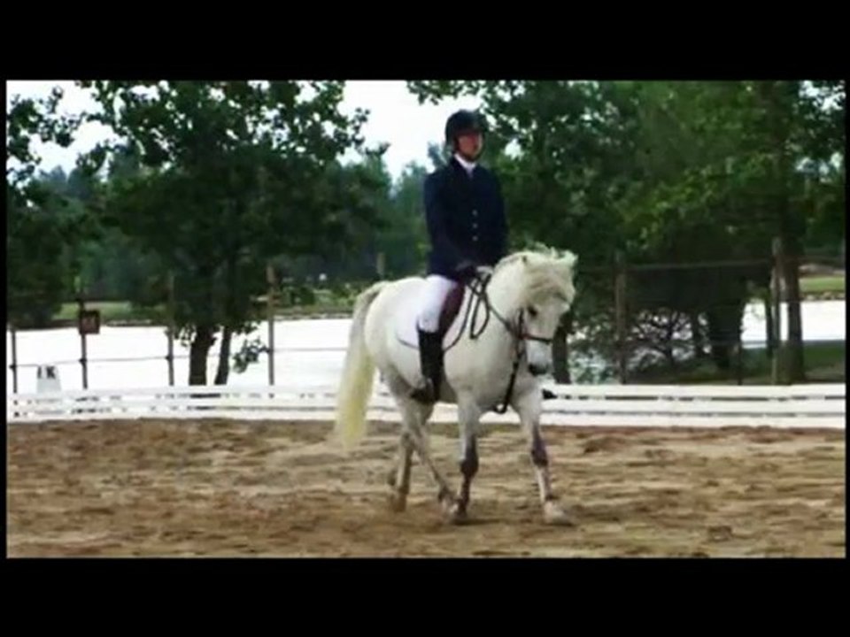 Béné et K, concours de dressage