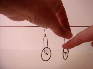 Boucles d'oreilles grande roue, Joseph Kieffer