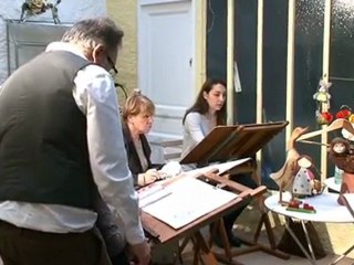 Dessin et aquarelle à l'Atelier 100 - partie 1