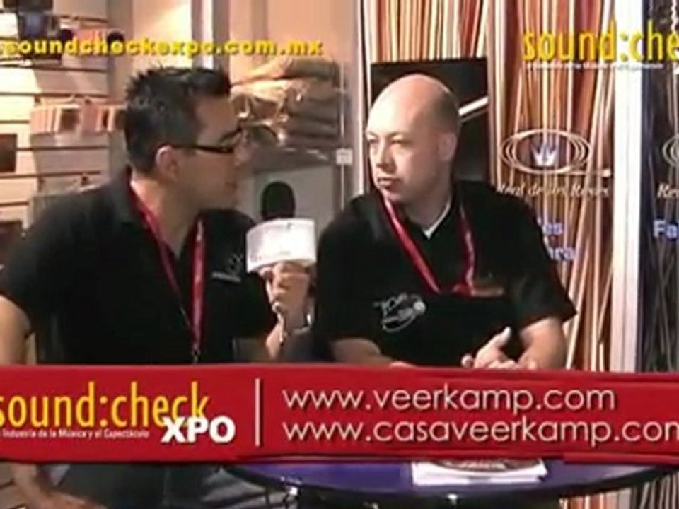 Veerkamp en la Expo Sound Check 2010