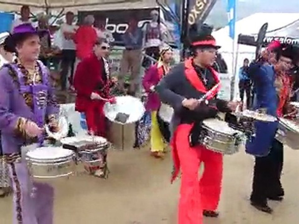 Ambiance trail de l'ardéchois avant la remise des récompense