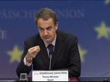 Zapatero rejette les rumeurs de contagion de la crise grecque