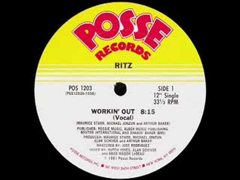 80s funky music - Ritz - Workin Out 1981