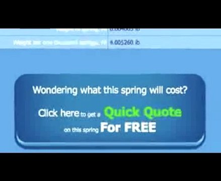 Live Online Compression Spring Calculator