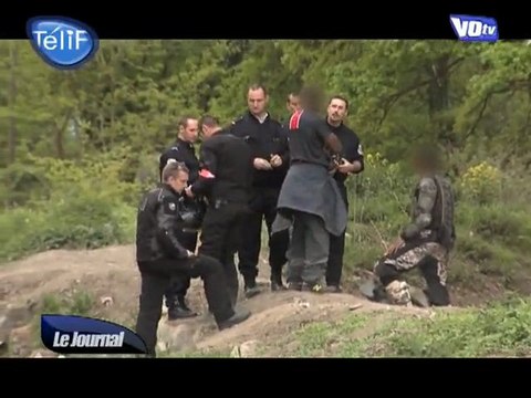 Contrôle d'usagers de mini-motos et quads (Taverny)