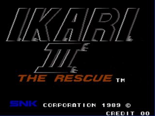 Ikari III The Rescue [arcade] videotest