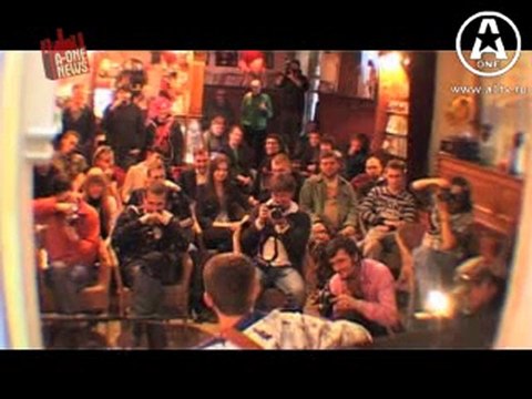 Квартирник Noize MC в музее Булгакова (A-ONE NEWS 04.05.10)