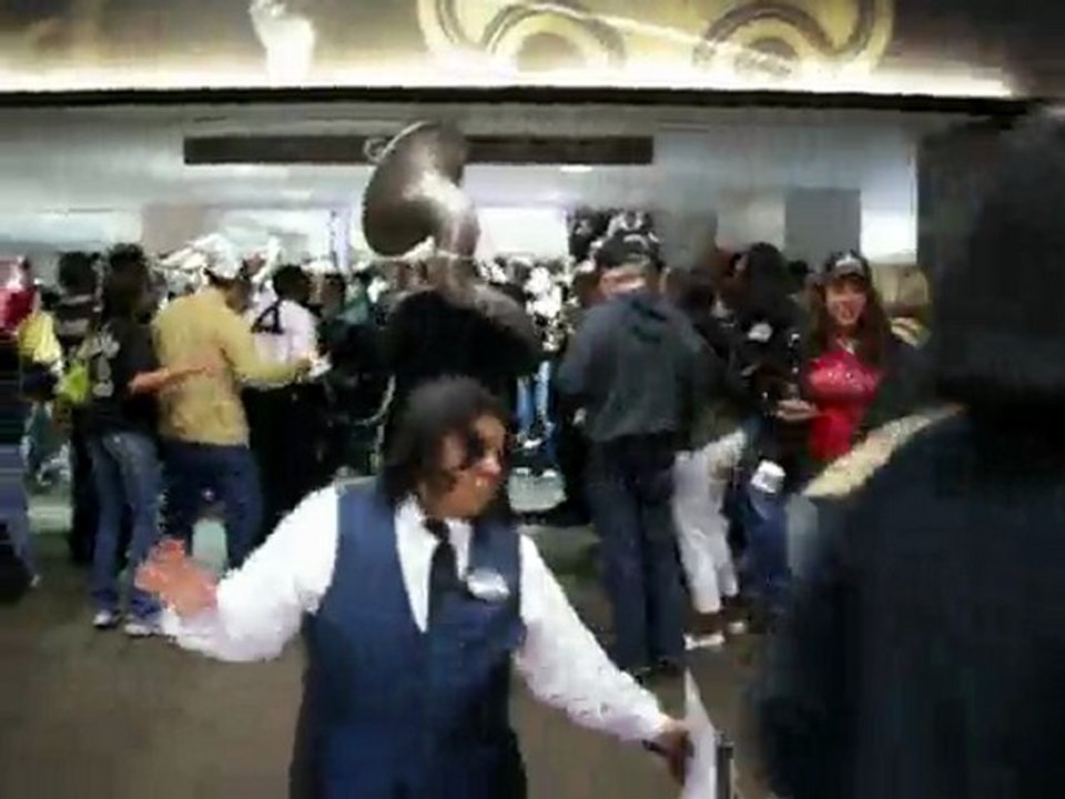 Inside the Super Dome after the Saints Beat the Giants
