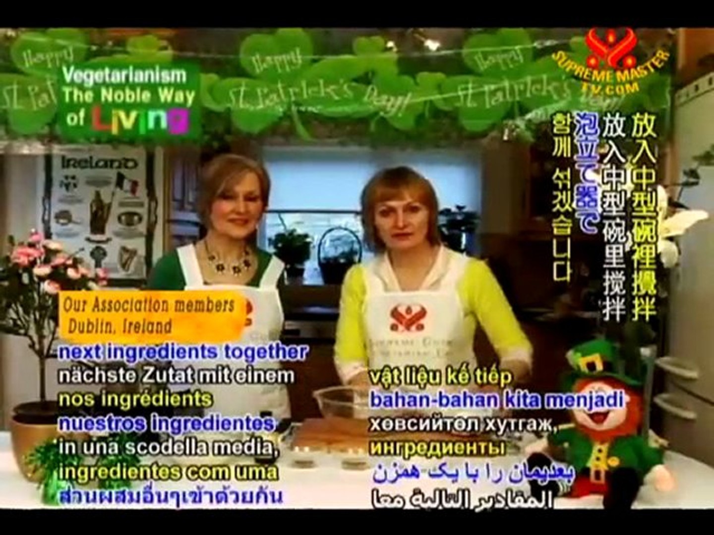 ⁣Irish St. Patrick’s Day: P1/2, Bread Pudding & Vegan Custa