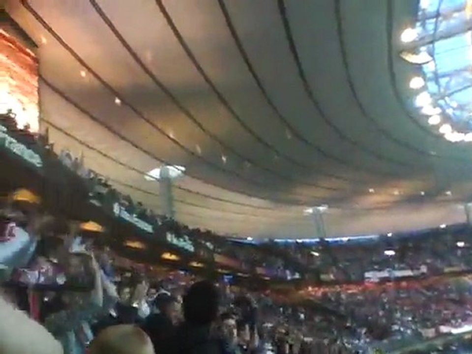 Finale CDF : PSG - Monaco : Chants en virage avec Auteuil