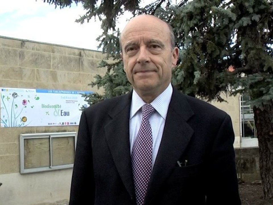 Alain Juppé pour le Colloque Biodiversité et Eau